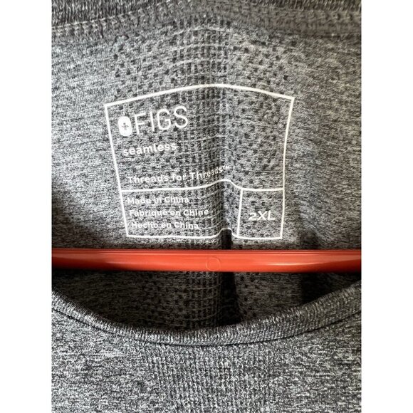 FIGS Seamless Performance Bodysuit Underscrub Long Sleeve Size 2XL Stretch 1A - Picture 4 of 7